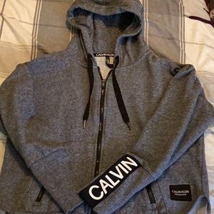 Calvin Klein zip up hoodie
